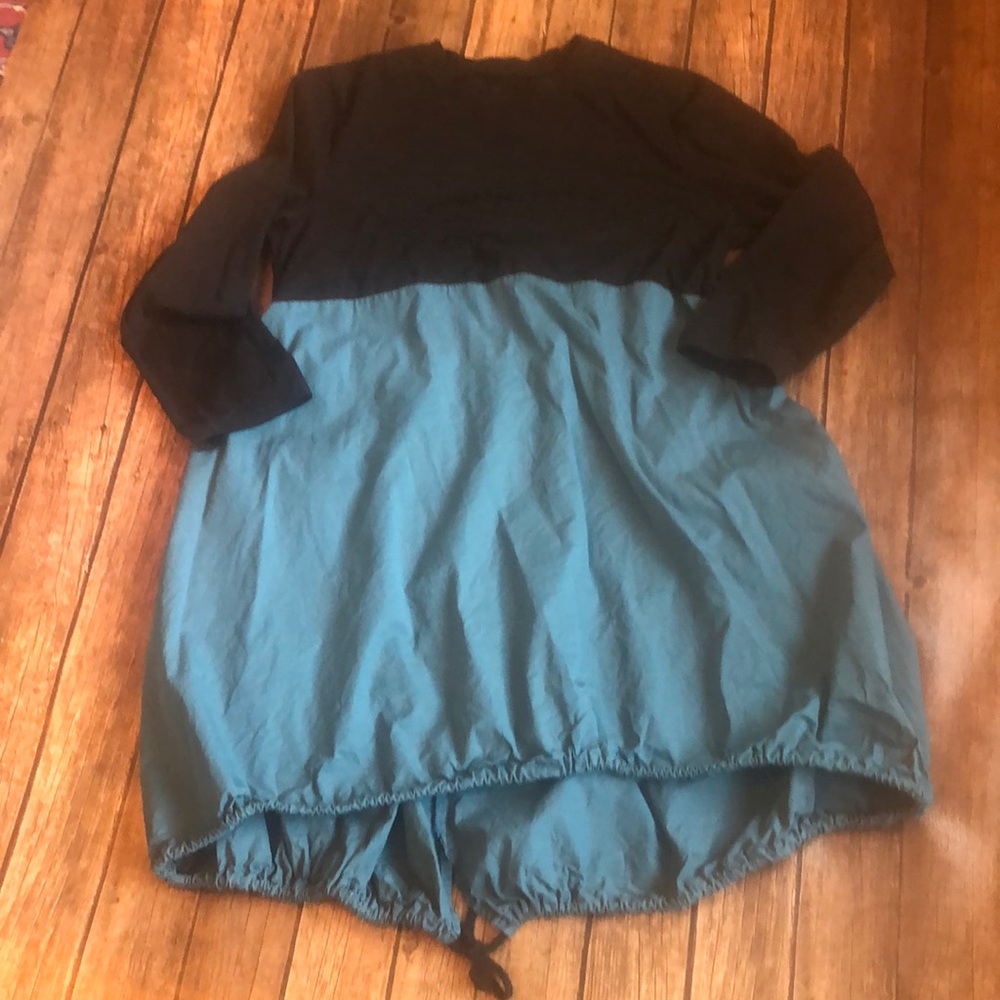 Mordenmiss Women's Dress High Low Loose Cotton Tunic Dresses Sz L